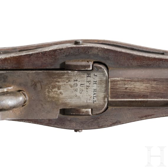 Hall, Perkussions-Hinterladergewehr