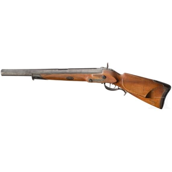 Wallb&uuml;chse M 1842, Bayern, verk&uuml;rztes Versuchsmodell, Amberg, 1842