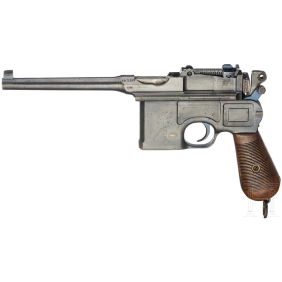 Mauser, Mod. C96, mit Anschlagkasten