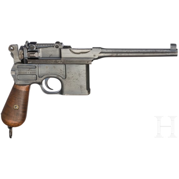 Mauser, Mod. C96, mit Anschlagkasten