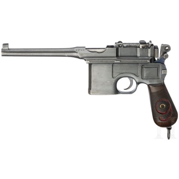 Mauser, Mod. C96/16, mit Anschlagkasten