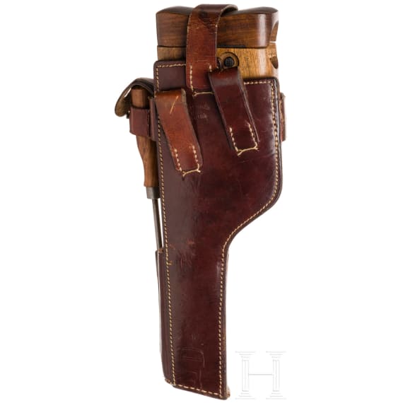 Mauser, Mod. C96 "Wartime Commercial" mit kaiserlicher Abnahme und Anschlagkasten