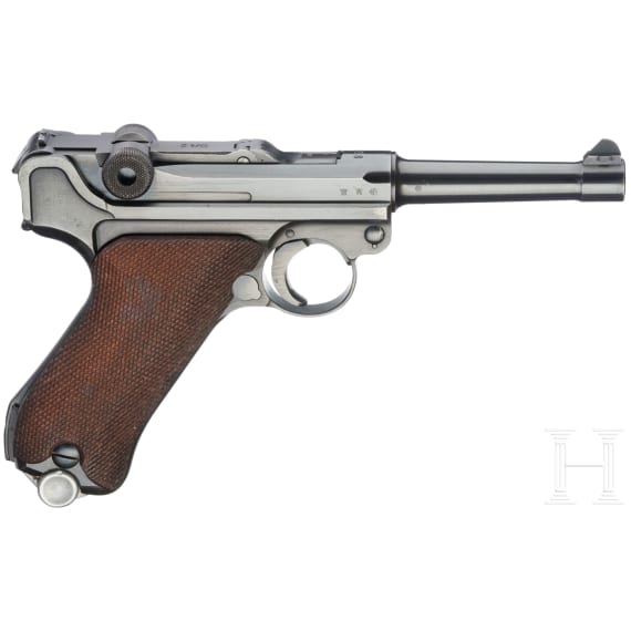 Pistole 08 Mauser, Code "1938 - S/42", Marine Ostsee