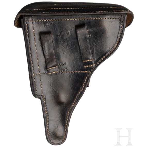 Pistole 08, Mauser, Code "byf - 41", "Black Widow", in Tasche