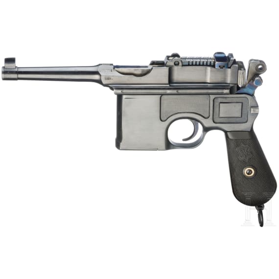 Mauser C 96 Bolo "French Gendarme", mit nrgl. Kasten