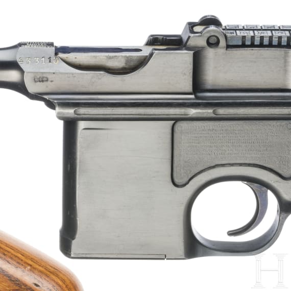 Mauser C 96 Bolo "French Gendarme", mit nrgl. Kasten