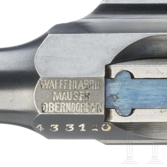 Mauser C 96 Bolo "French Gendarme", mit nrgl. Kasten