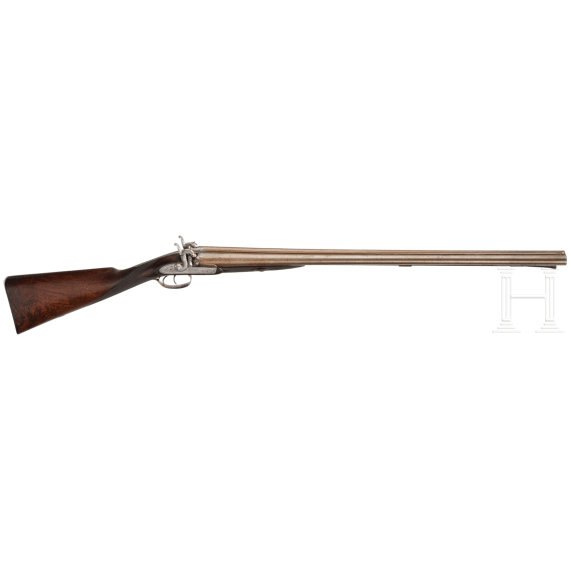 A side by side percussion shotgun, Scott & Son, London