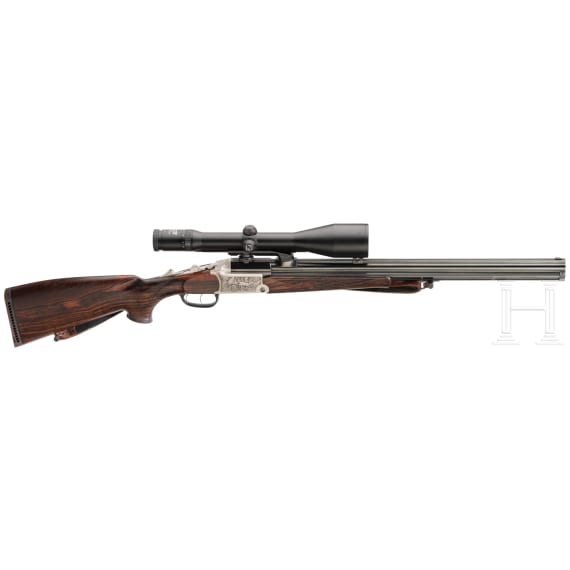 A combination gun Blaser BD 880 with Zeiss scope