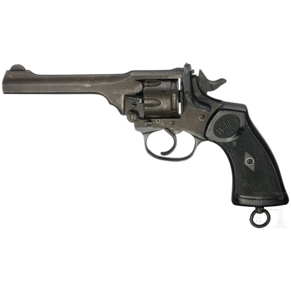 A Webley & Scott, Mod. MK IV "War Finish", in Holster