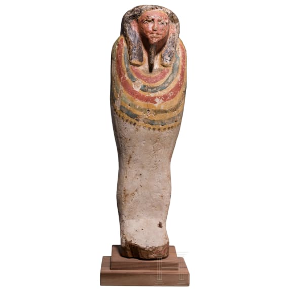 A wooden sculpture of Ptah-Sokar-Osiris, Late Period to Ptolemaic, mid-3rd of the 1st millennium to 1st century B.C.