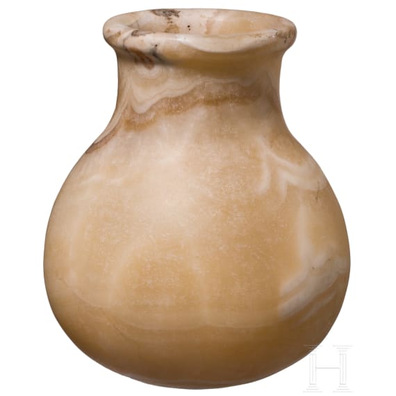 An Egypt alabaster vase, Middle Kingdom, ca. 2000 BC
