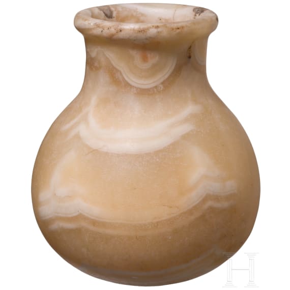 An Egypt alabaster vase, Middle Kingdom, ca. 2000 BC