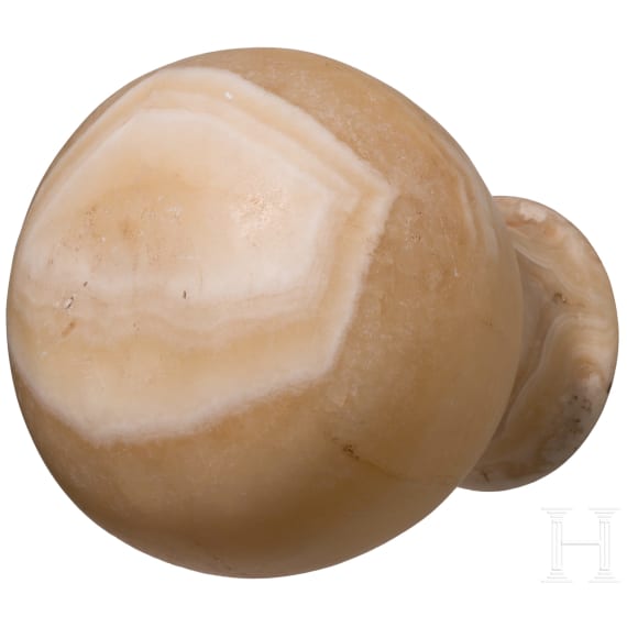 An Egypt alabaster vase, Middle Kingdom, ca. 2000 BC