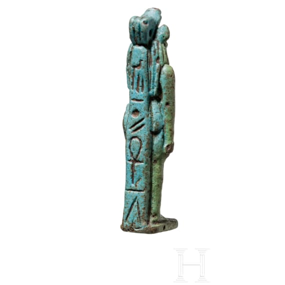 Faience amulet of Sekhmet, Late Period, middle third of the 1st millennium B.C.