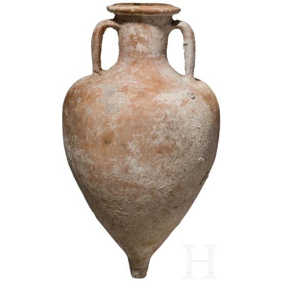 A broad Graeco-Italic amphora, 3rd - 2nd century B.C.