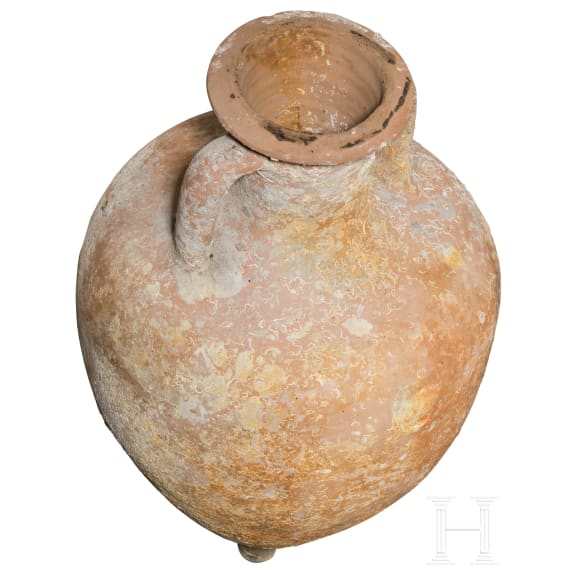 A broad Graeco-Italic amphora, 3rd - 2nd century B.C.