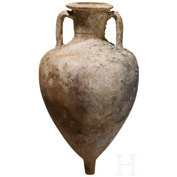 A broad Graeco-Italic amphora, 3rd - 2nd century B.C.