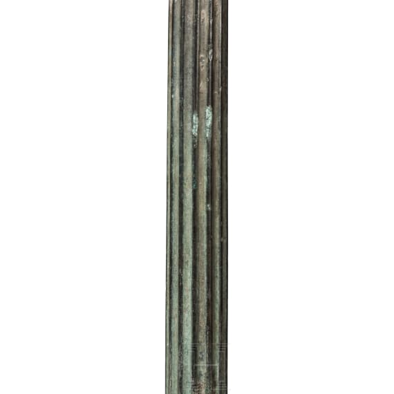 A Roman bronze candelabrum with silver inlays, 2nd half of the 1st century A.D.