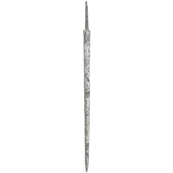 A Roman sword blade of the Straubing-Nydam type, Nydam variant, late 2nd - mid-3rd century A.D.
