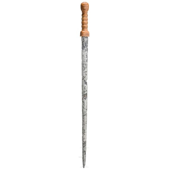 A Roman sword blade of the Straubing-Nydam type, Nydam variant, late 2nd - mid-3rd century A.D.