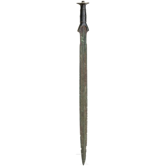 A fully-hilted sword from the Urnfield period, type "Schwaig", Hallstatt A1 stage, 12th century B.C.