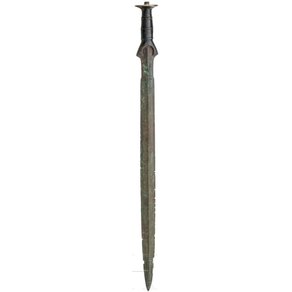 A fully-hilted sword from the Urnfield period, type "Schwaig", Hallstatt A1 stage, 12th century B.C.