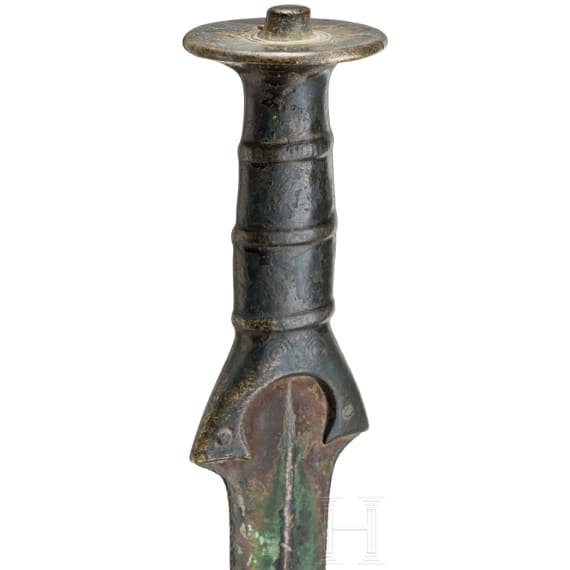 A fully-hilted sword from the Urnfield period, type "Schwaig", Hallstatt A1 stage, 12th century B.C.