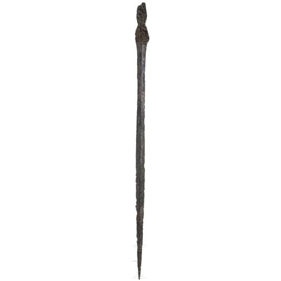 An iron sword from the Hallstatt C period, approx. mid-8th to late 7th century B.C.