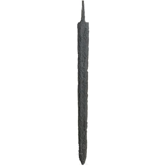 A Migration period sword blade, early Merovingian period, 5th - early 6th century A.D.