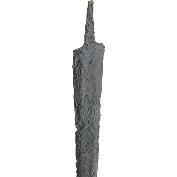 A Migration period sword blade, early Merovingian period, 5th - early 6th century A.D.