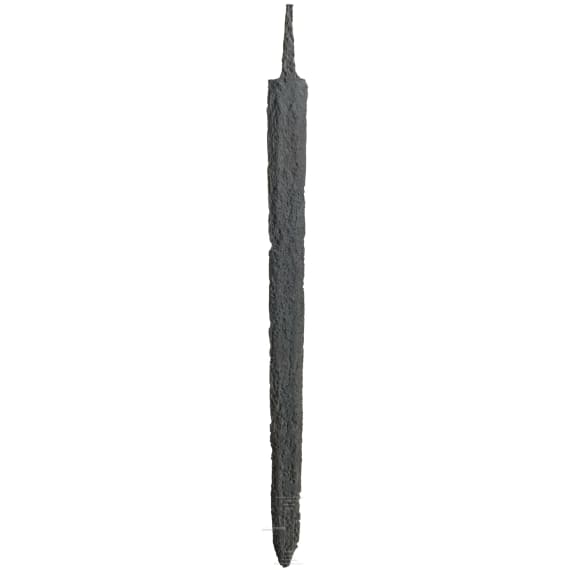 A Migration period sword blade, early Merovingian period, 5th - early 6th century A.D.