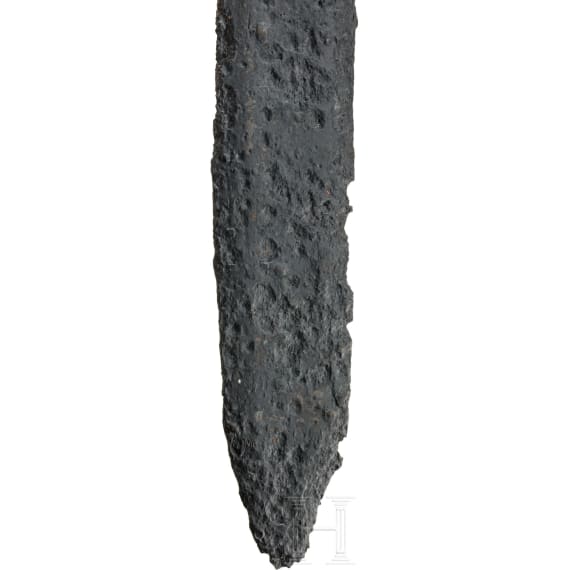 A Migration period sword blade, early Merovingian period, 5th - early 6th century A.D.