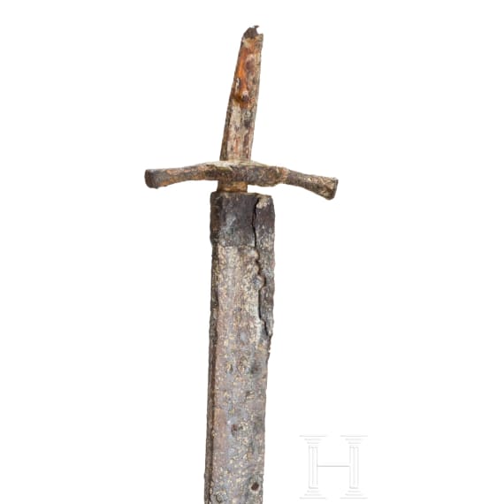 An eastern European nomadic cavalry sabre, 12th - 13th century (Kipchaks, also known as "Cumans" or "Polovtsians")