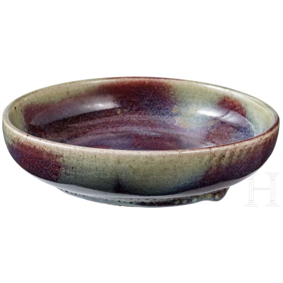 A purple-splashed Jun bowl, probably Northern Song or Jin Dynasty (12th century)