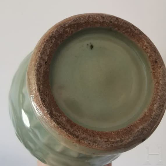A Chinese Longquan celadon vase, probably Ming dynasty (1368 - 1644)