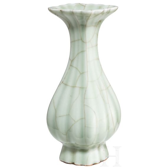 A small Chinese Longquan vase with Chenghua mark, probably Ming dynasty (1368&ndash;1644), 15th/16th century