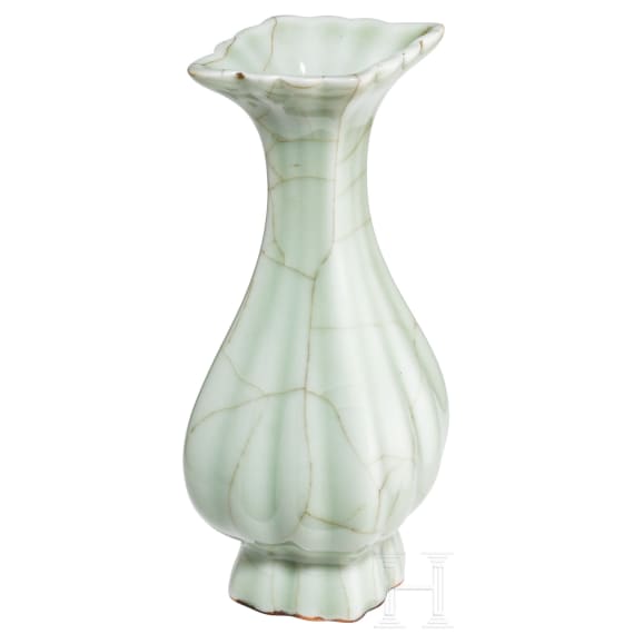 A small Chinese Longquan vase with Chenghua mark, probably Ming dynasty (1368&ndash;1644), 15th/16th century