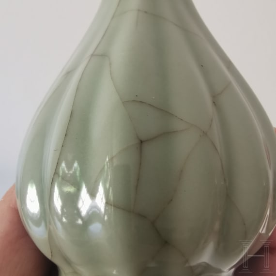 A small Chinese Longquan vase with Chenghua mark, probably Ming dynasty (1368&ndash;1644), 15th/16th century