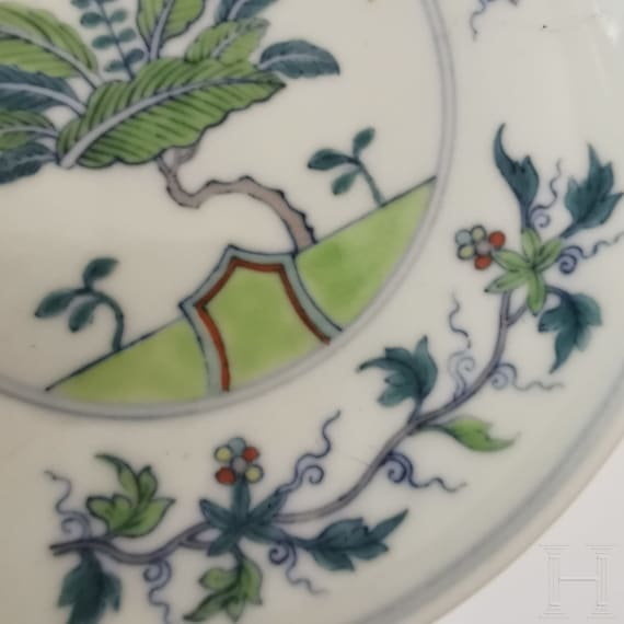 A small Chinese Doucai bowl with Qianlong mark, probably Qing dynasty (17th - 20th century)