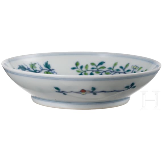A small Chinese Doucai bowl with Qianlong mark, probably Qing dynasty (17th - 20th century)