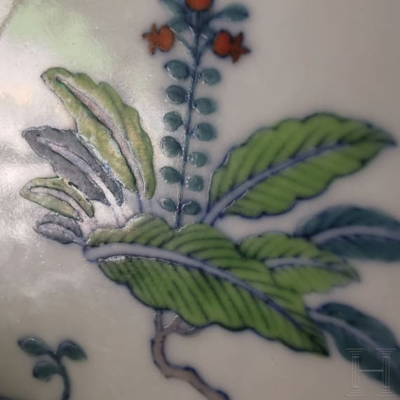 A small Chinese Doucai bowl with Qianlong mark, probably Qing dynasty (17th - 20th century)