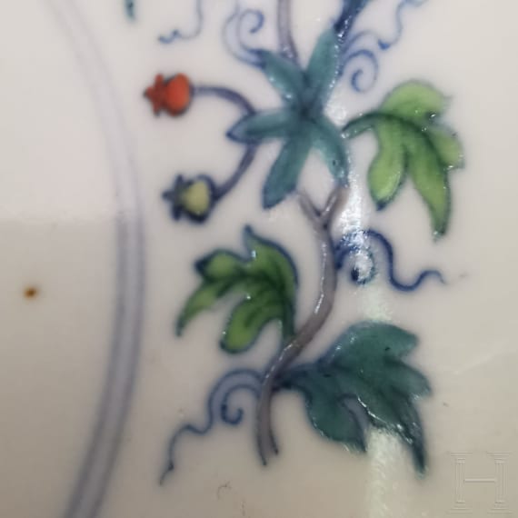 A small Chinese Doucai bowl with Qianlong mark, probably Qing dynasty (17th - 20th century)