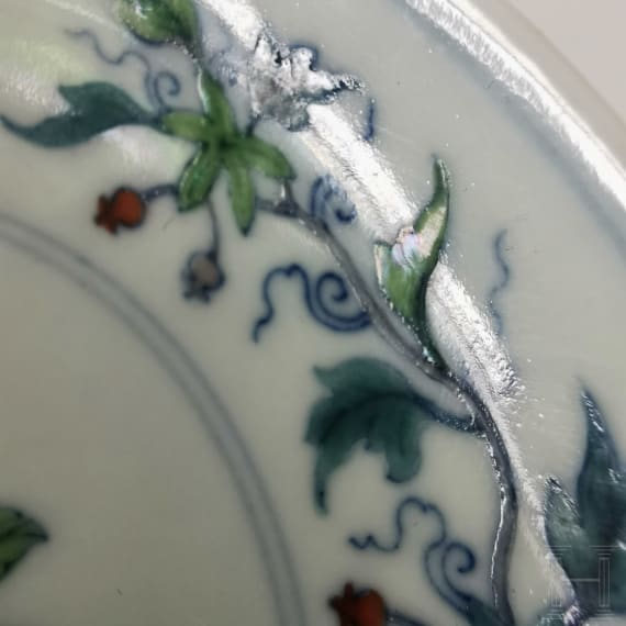 A small Chinese Doucai bowl with Qianlong mark, probably Qing dynasty (17th - 20th century)