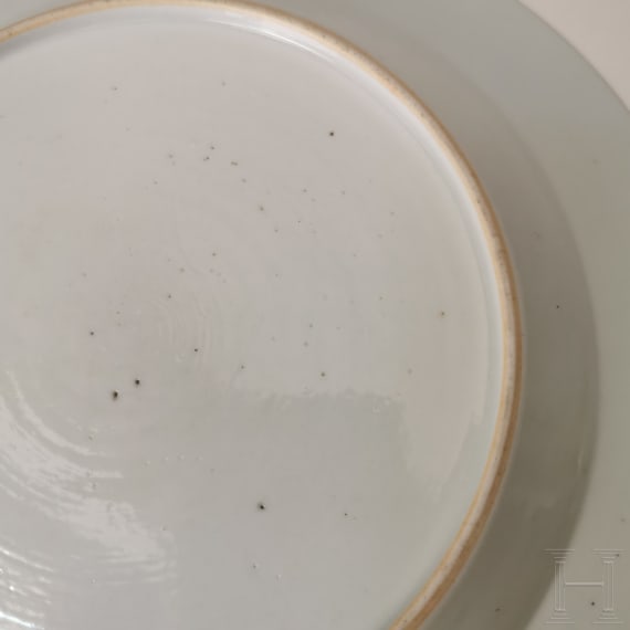 A Chinese famille rose plate, probably Yongzheng period (1723-35)