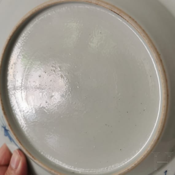 A Chinese famille rose export plate, probably Qianlong period (1735 - 1796)