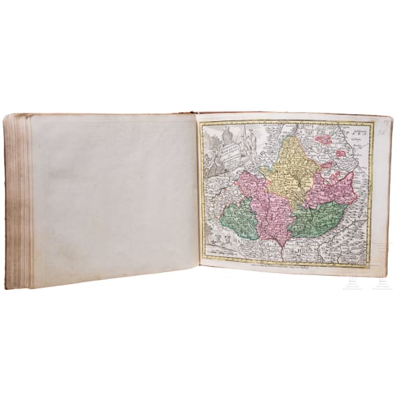 Lotter, Tobias Conrad (1717 - 1777), Atlas Minor praecipua orbis terrarum imperia, regna et provincias, Germaniae potissimum, Augsburg, 2nd half of the 18th century