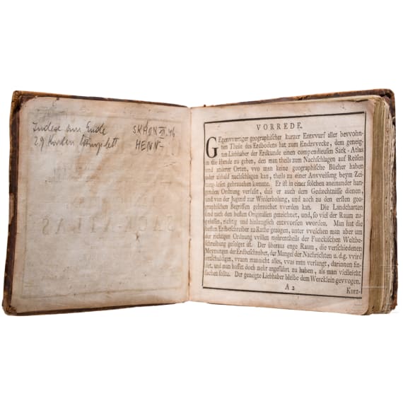 Lobeck, Tobias (ed.): Sack-Atlas, Augsburg, mid 18th century
