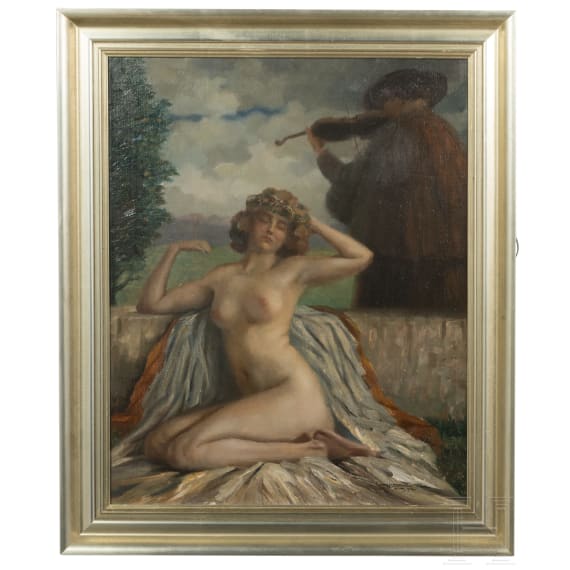 Hans Hassenteufel (1887 - 1943), "Serenade", Munich, dated 1924
