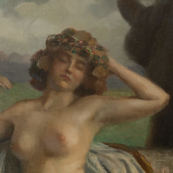 Hans Hassenteufel (1887 - 1943), "Serenade", Munich, dated 1924